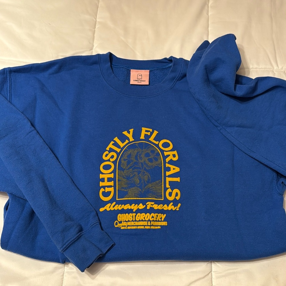 Lonely Ghosts Ghostly Florals Sweatshirt